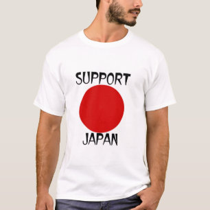 Camiseta SUPORTE AO JAPÃO - Alivio do terremoto no Japão
