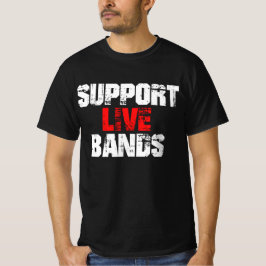 Camiseta Suporte ao Live Banda
