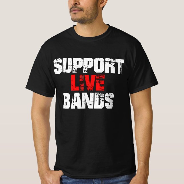 Camiseta Suporte ao Live Banda (Frente)