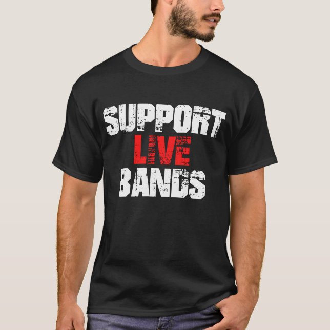Camiseta Suporte ao Live Banda (Frente)