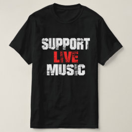 Camiseta Suporte ao Live Music