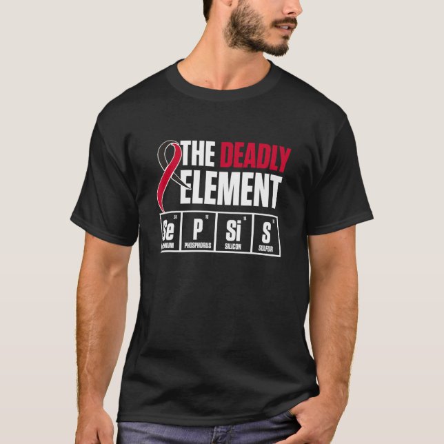 Camiseta Suporte ao Sobrevivente do Guerreiro de Elementos  (Frente)