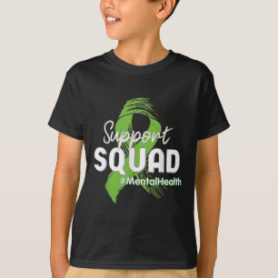 Camiseta Suporte ao Verde limão R de Consciência da Saúde M