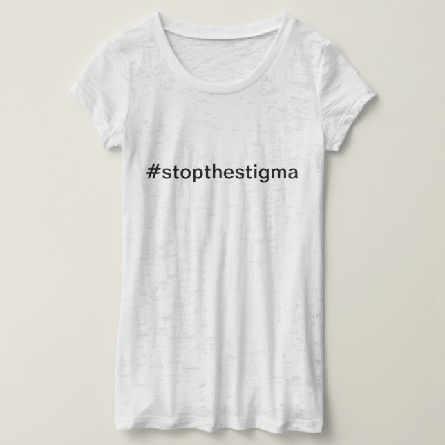 Camiseta Suporte até a doença mental (Frente do Design)