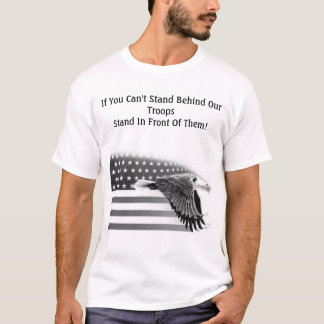 Camiseta Suporte atrás das tropas