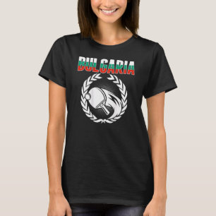 Camiseta Suporte Búlgaro de Tênis de Mesa Bulgaria Ping Pon