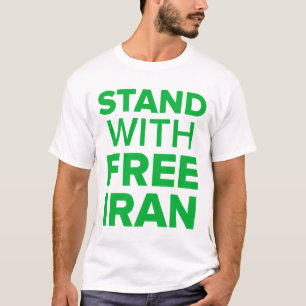 Camiseta Suporte com Irã-Tweet livre contra o t-shirt da