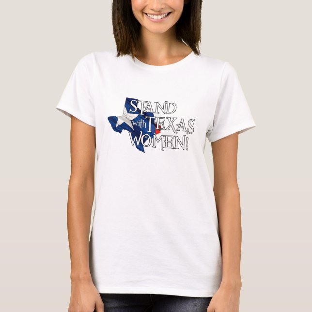 Camiseta Suporte com mulheres de Texas (Frente)