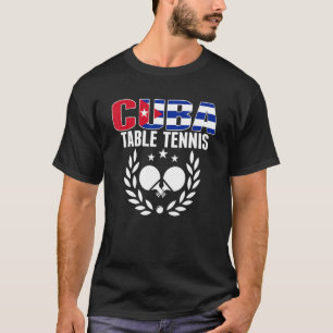 Camiseta Suporte da equipe de pinos cubanos com Tênis de Cu