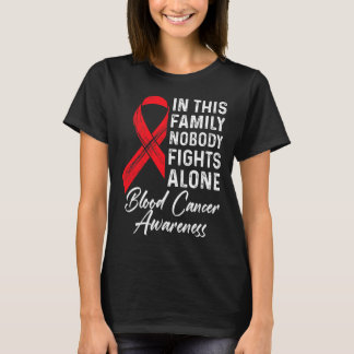 Camiseta Suporte da família Conhecimento do Cancer de Consc
