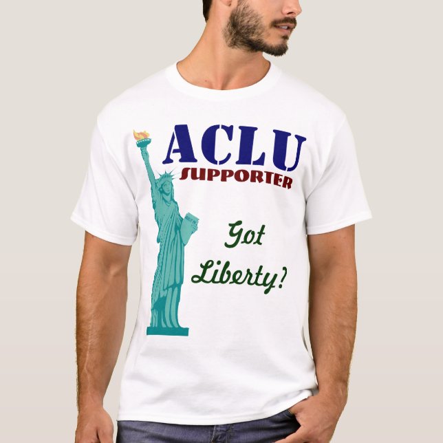 Camiseta Suporte de ACLU (Frente)