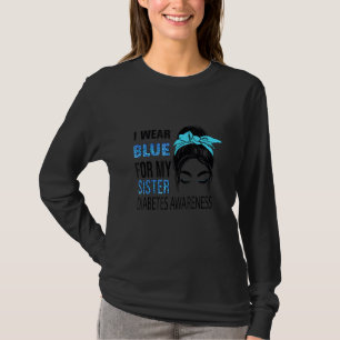 Camiseta Suporte de conscientização guerreira de diabetes d
