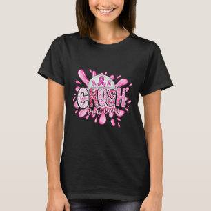 Camiseta Suporte de Fita Rosa para Consciência do Cancer da