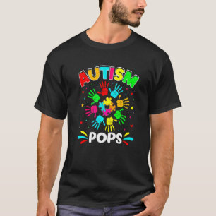 Camiseta Suporte de quebra-cabeça Autistic Pops Família Con