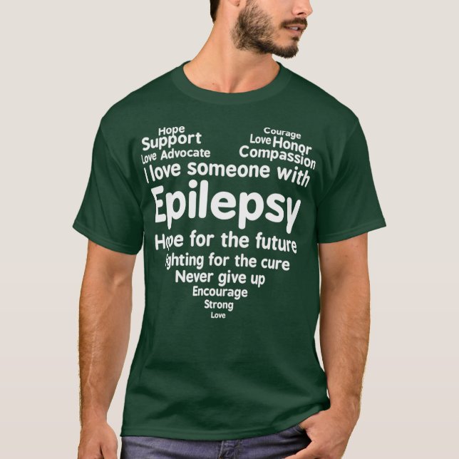 Camiseta Suporte de Sensibilização para a Epilepsia (Frente)