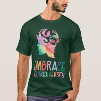 Camiseta Suporte de Sensibilização para o Autismo ADHD Abra
