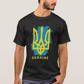 Camiseta Suporte de Sinalizador Ucraniano I Stand Com Ucrân