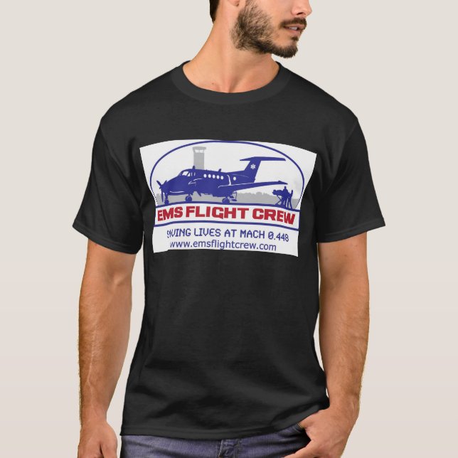 Camiseta Suporte de Turbo da asa fixa do EMS (Frente)
