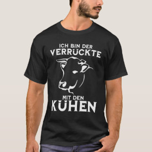 Camiseta Suporte de Vaca Masculino O Louco Com As Vacas