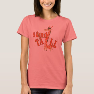 Camiseta Suporte do girafa alto
