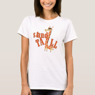 Camiseta Suporte do girafa alto