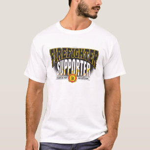 Camiseta Suporte do sapador-bombeiro