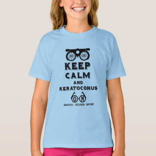 Camiseta Suporte E Consciência De Keratoconus