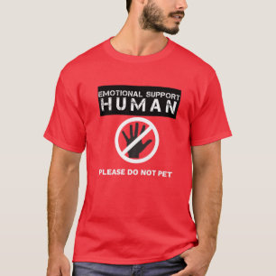 Camiseta Suporte Emocional Figuras de Halloween Humano