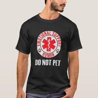 Camiseta Suporte Emocional Humano Não Pet - Cachorro de Ser