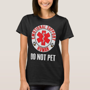 Camiseta Suporte Emocional Humano Não Pet - Cachorro de Ser