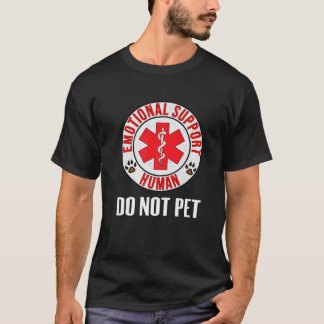 Camiseta Suporte Emocional Humano Não Pet - Cachorro de Ser