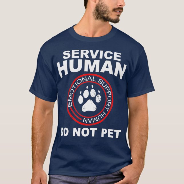 Camiseta Suporte Emocional para Proprietário de Cachorros E (Frente)