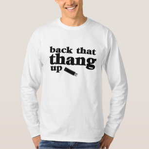 Camiseta Suporte esse Thang acima do geek do computador