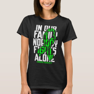 Camiseta Suporte Familiar Não Hodgkins Linfoma Cancer Aware