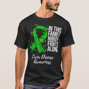 Camiseta Suporte Familiar Sensibilização para a Doença H