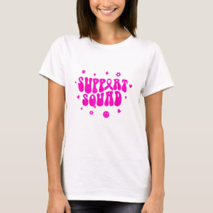 Camiseta Suporte Groovy para a Consciência do Cancer da Mam