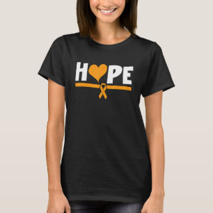 Camiseta Suporte Guerreiro da Fita Laranja da Esperança de