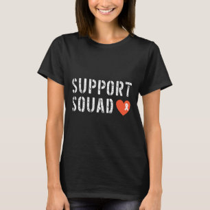 Camiseta Suporte Leucemia Esquadrão Consciencialização Lara