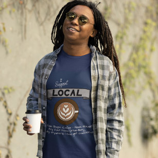 Camiseta Suporte Local - Café