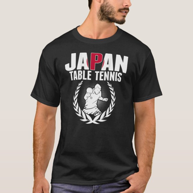 Camiseta Suporte para a equipe de pinos japoneses com Tênis (Frente)