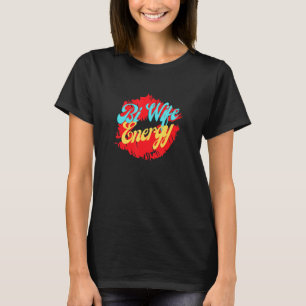 Camiseta Suporte para Bi Wife Energy Lgbtq+