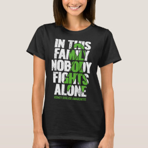 Camiseta Suporte para doença renal - Doença renal familiar