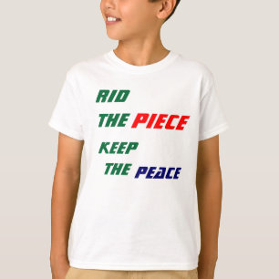 Camiseta Suporte para miúdos da paz