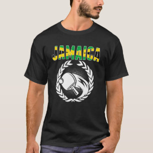 Camiseta Suporte para pinos de ping jamaicano na Tênis da J