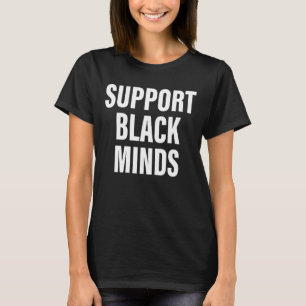 Camiseta Suporte para Roupa de mentes negras