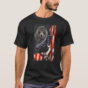 Camiseta Suporte Patriótico para Cães Roupas de Cachorro Ba