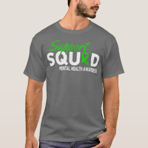 Camiseta Suporte Saúde Mental Esquadrão Cura Mental