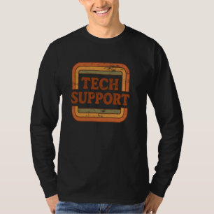 Camiseta Suporte Técnico Ajuda de TI Desk Engraçado Computa