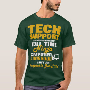 Camiseta Suporte técnico Computador Whisperer Funny