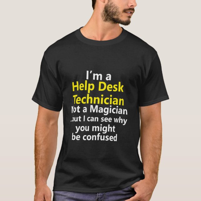 Camiseta Suporte técnico do Help Desk Serviço de atendiment (Frente)